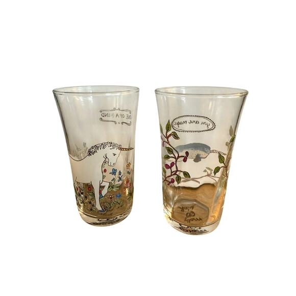 Molly Hatch Whimsical Juice Glasses - Set of 4 - Picture 4 of 7